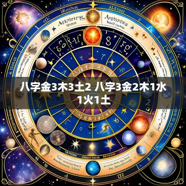 八字金3木3土2 八字3金2木1水1火1土