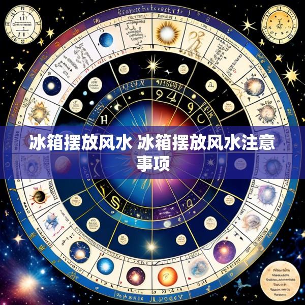 冰箱摆放风水 冰箱摆放风水注意事项
