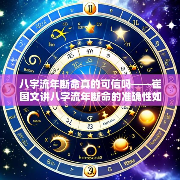 八字流年断命真的可信吗——崔国文讲八字流年断命的准确性如何