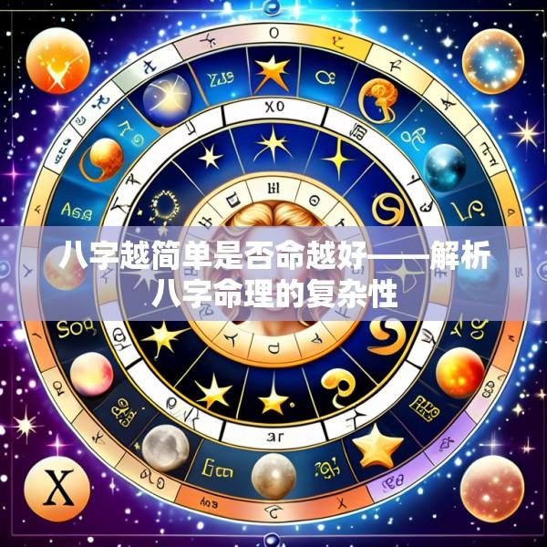 八字越简单是否命越好——解析八字命理的复杂性