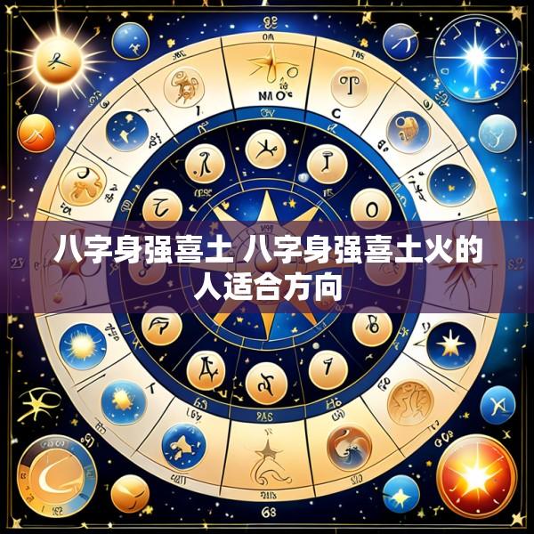 八字身强喜土 八字身强喜土火的人适合方向