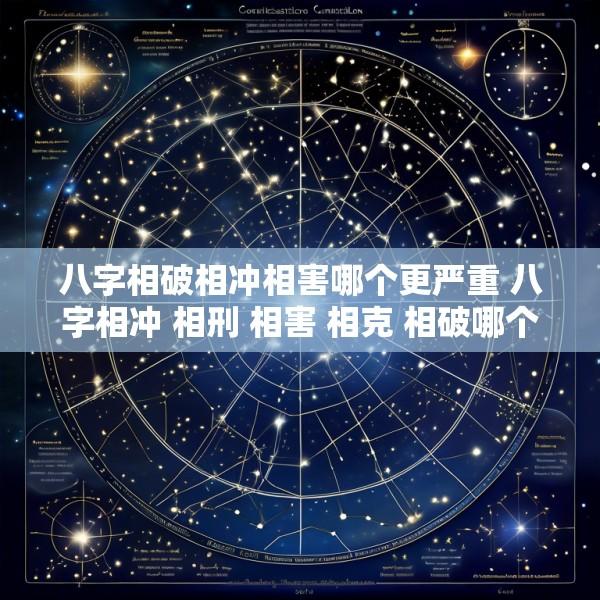 八字相破相冲相害哪个更严重 八字相冲 相刑 相害 相克 相破哪个厉害