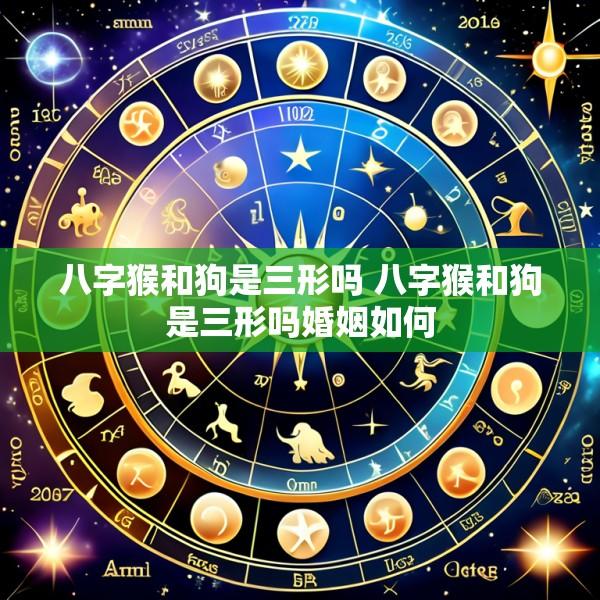 八字猴和狗是三形吗 八字猴和狗是三形吗婚姻如何