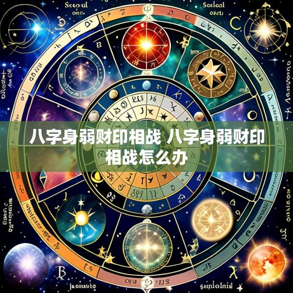 八字身弱财印相战 八字身弱财印相战怎么办