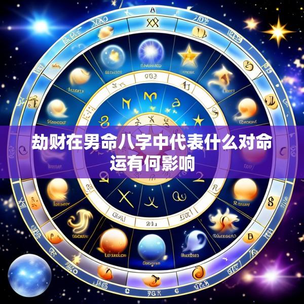 劫财在男命八字中代表什么对命运有何影响