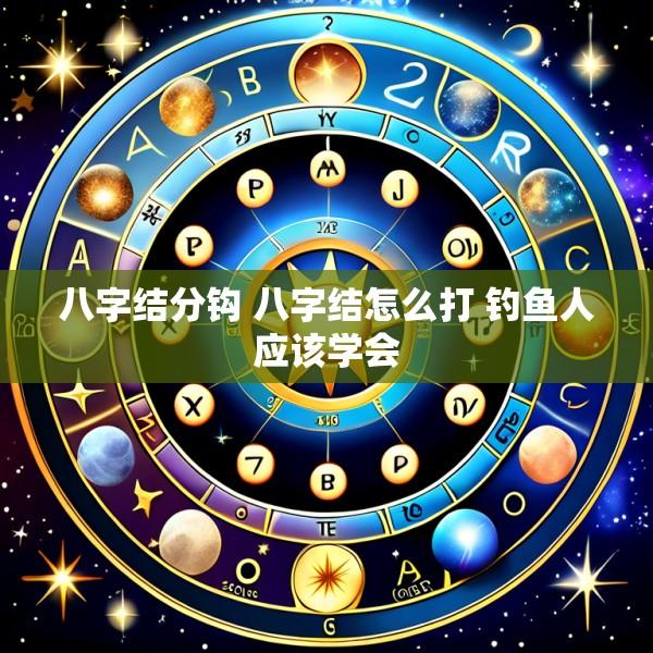 八字结分钩 八字结怎么打 钓鱼人应该学会
