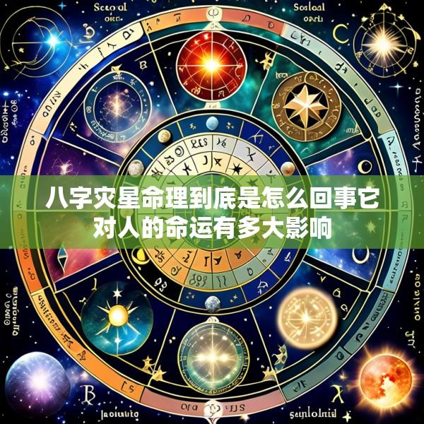 八字灾星命理到底是怎么回事它对人的命运有多大影响