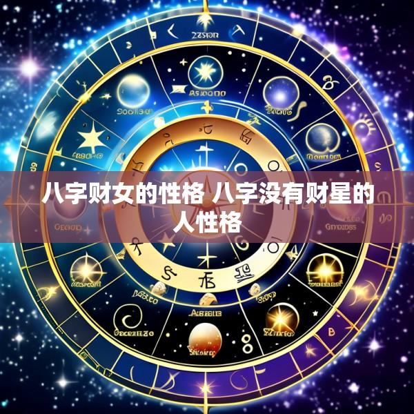 八字财女的性格 八字没有财星的人性格