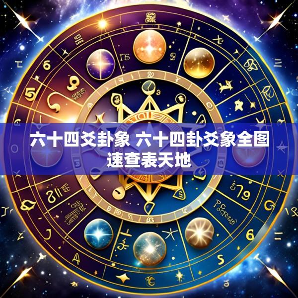 六十四爻卦象 六十四卦爻象全图速查表天地