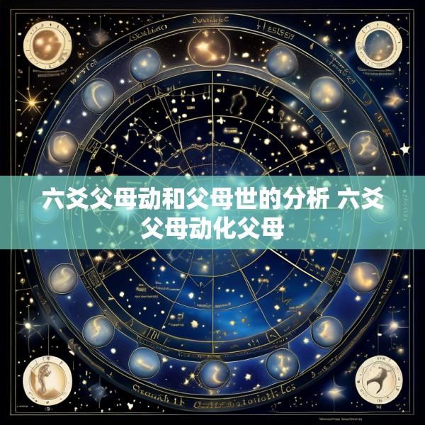 六爻父母动和父母世的分析 六爻父母动化父母