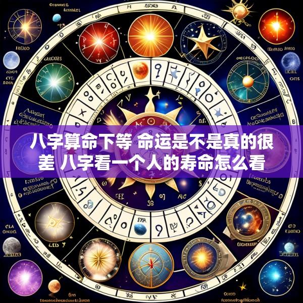 八字算命下等 命运是不是真的很差 八字看一个人的寿命怎么看