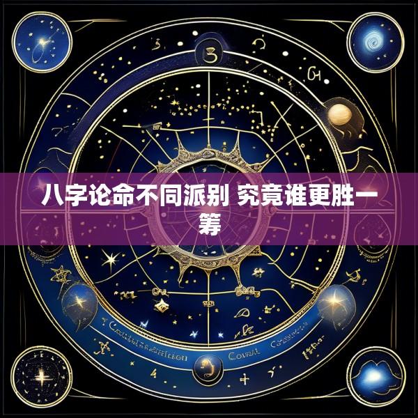 八字论命不同派别 究竟谁更胜一筹