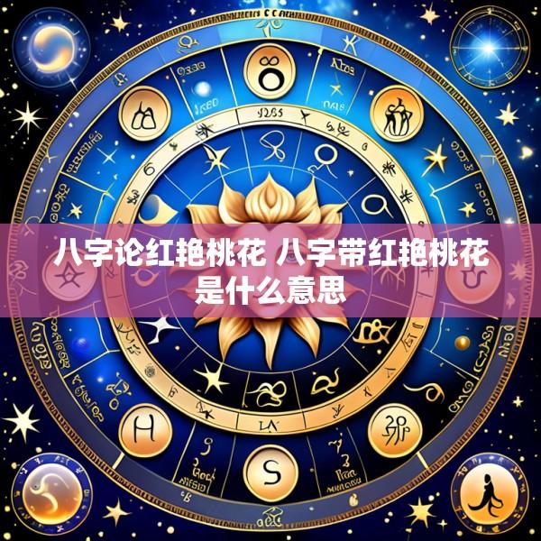 八字论红艳桃花 八字带红艳桃花是什么意思