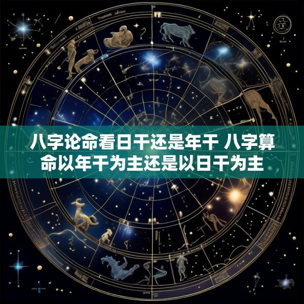 八字论命看日干还是年干 八字算命以年干为主还是以日干为主