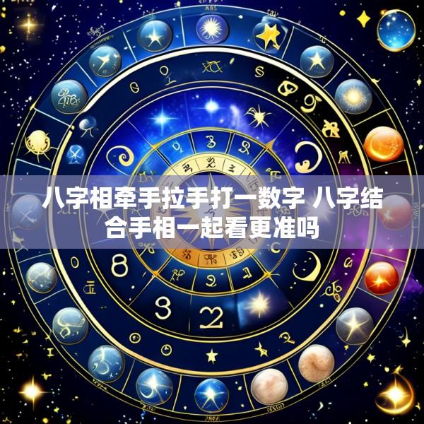 八字相牵手拉手打一数字 八字结合手相一起看更准吗