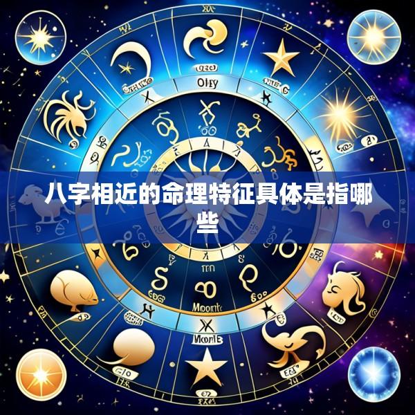 八字相近的命理特征具体是指哪些