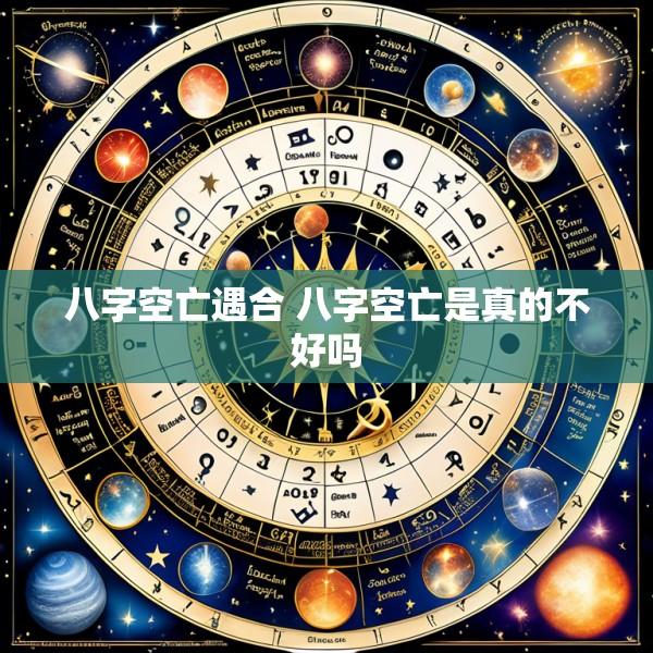 八字空亡遇合 八字空亡是真的不好吗