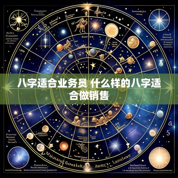 八字适合业务员 什么样的八字适合做销售