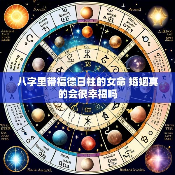 八字里带福德日柱的女命 婚姻真的会很幸福吗