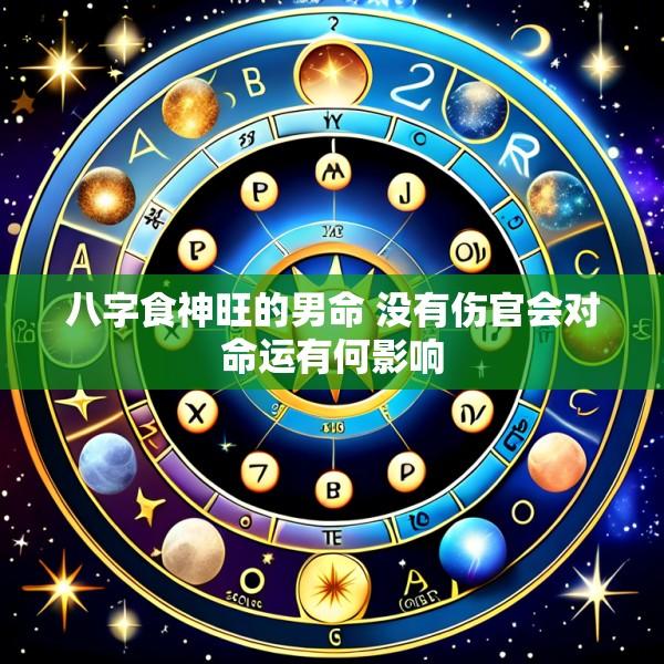 八字食神旺的男命 没有伤官会对命运有何影响