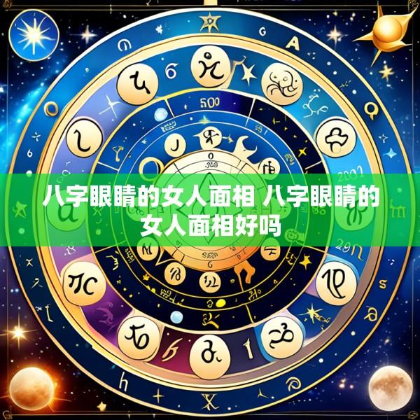 八字眼睛的女人面相 八字眼睛的女人面相好吗