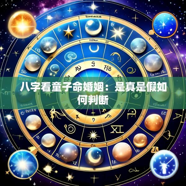 八字看童子命婚姻：是真是假如何判断