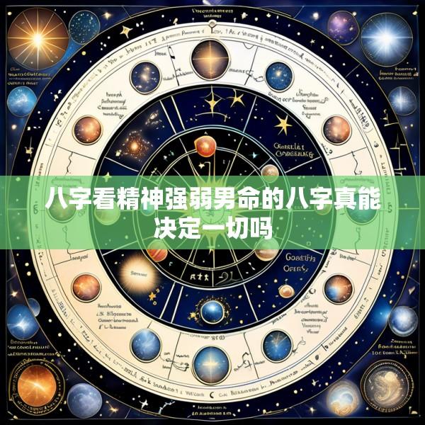 八字看精神强弱男命的八字真能决定一切吗