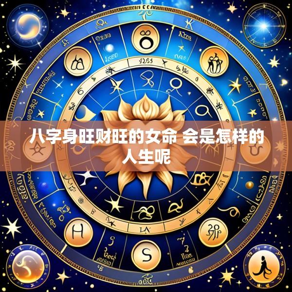 八字身旺财旺的女命 会是怎样的人生呢