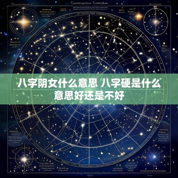 八字阴女什么意思 八字硬是什么意思好还是不好