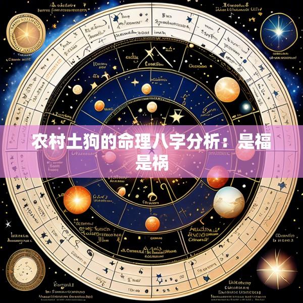 农村土狗的命理八字分析：是福是祸