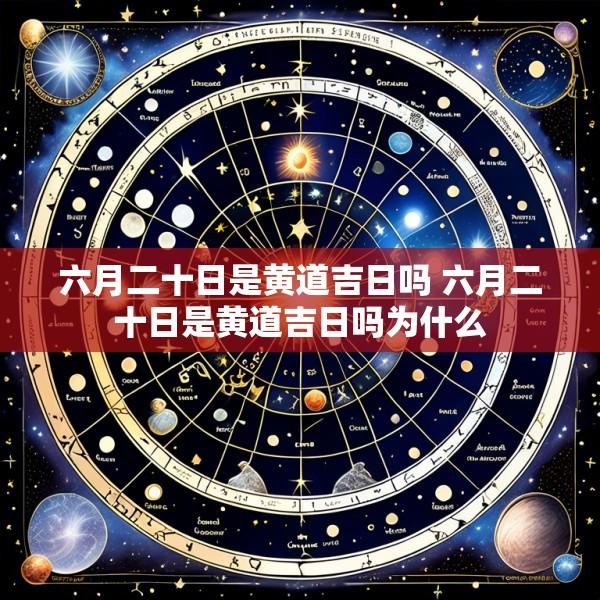 六月二十日是黄道吉日吗 六月二十日是黄道吉日吗为什么