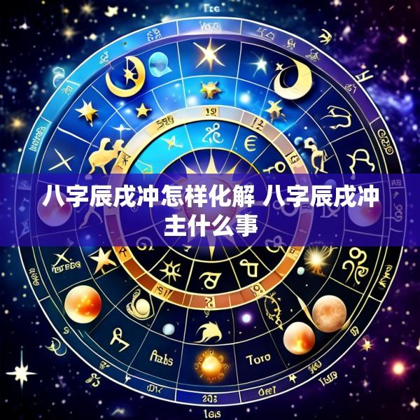 八字辰戌冲怎样化解 八字辰戌冲主什么事