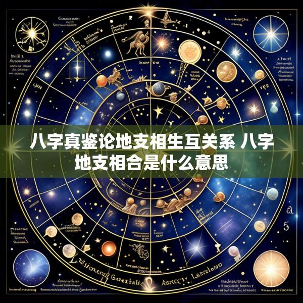 八字真鉴论地支相生互关系 八字地支相合是什么意思