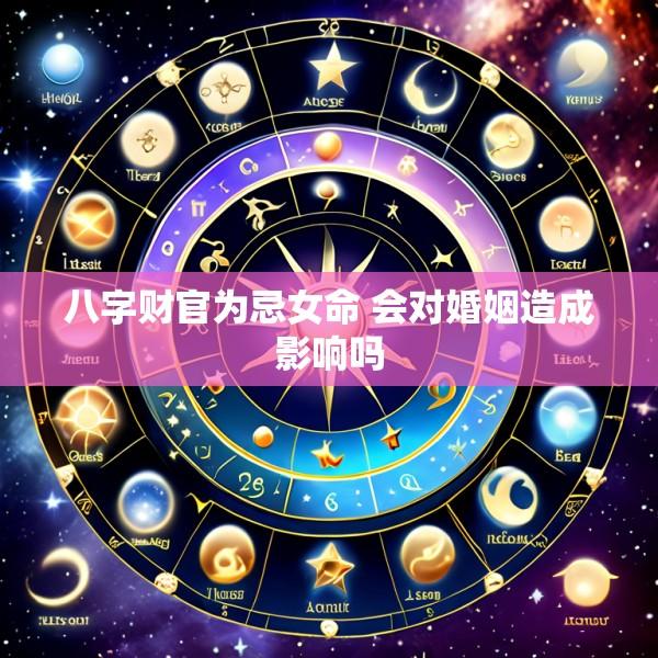 八字财官为忌女命 会对婚姻造成影响吗