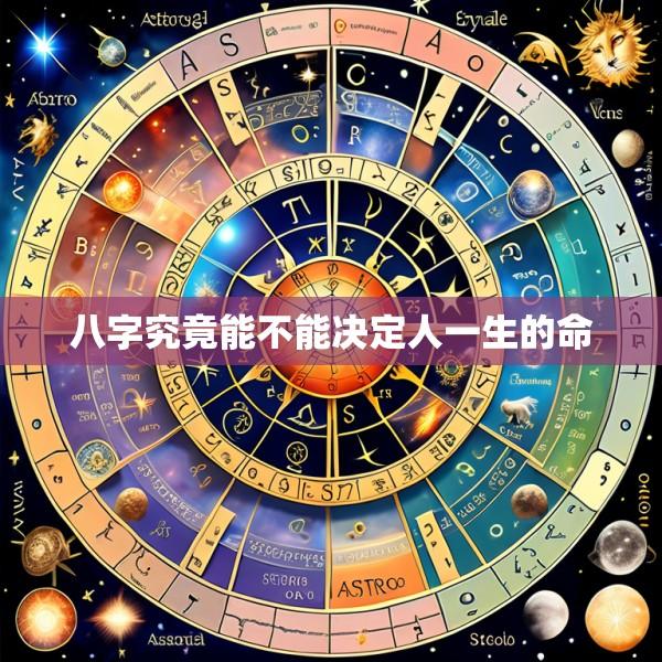八字究竟能不能决定人一生的命