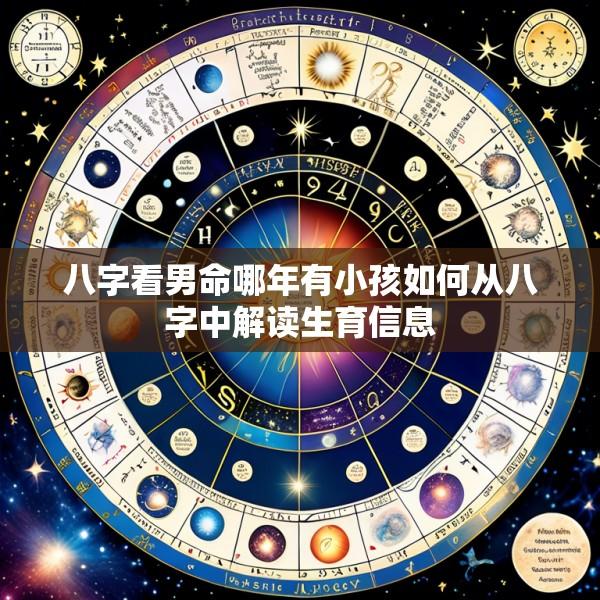 八字看男命哪年有小孩如何从八字中解读生育信息