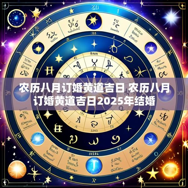 农历八月订婚黄道吉日 农历八月订婚黄道吉日2025年结婚