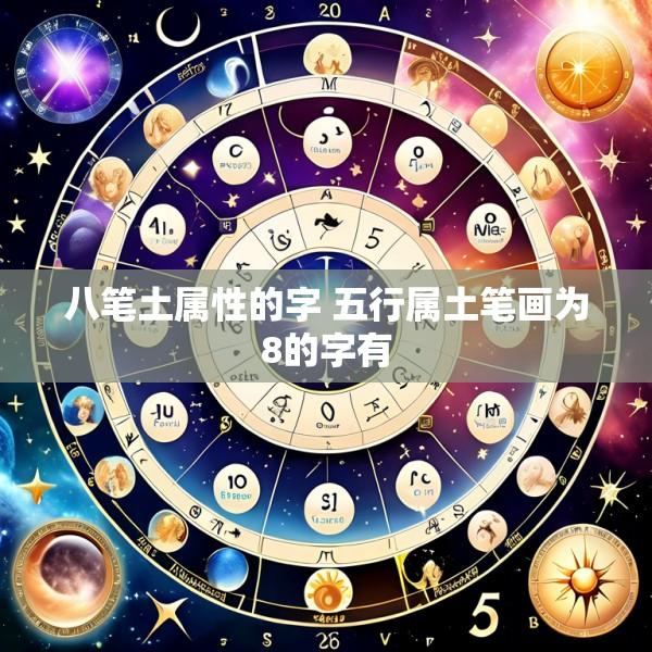 八笔土属性的字 五行属土笔画为8的字有