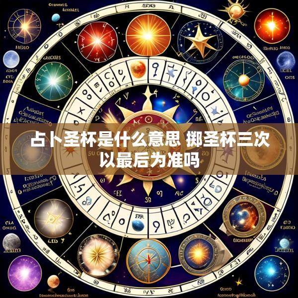 占卜圣杯是什么意思 掷圣杯三次以最后为准吗