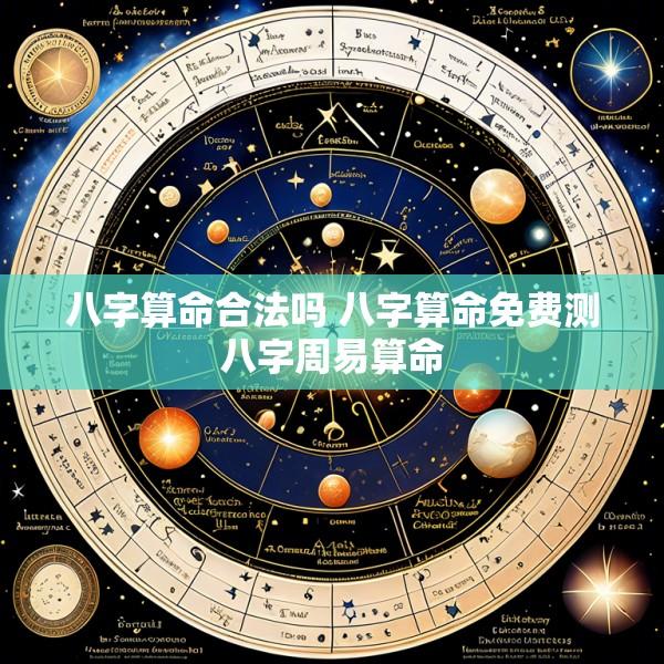 八字算命合法吗 八字算命免费测八字周易算命