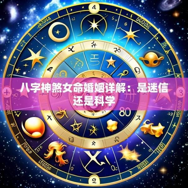 八字神煞女命婚姻详解：是迷信还是科学