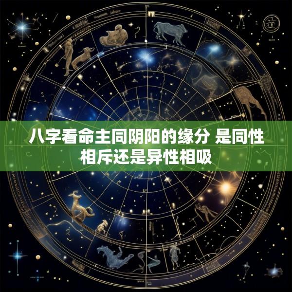 八字看命主同阴阳的缘分 是同性相斥还是异性相吸