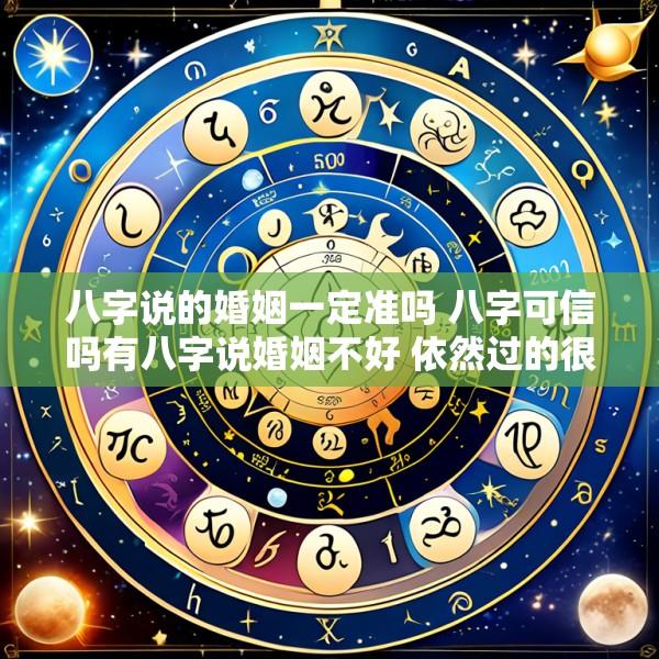 八字说的婚姻一定准吗 八字可信吗有八字说婚姻不好 依然过的很好的吗