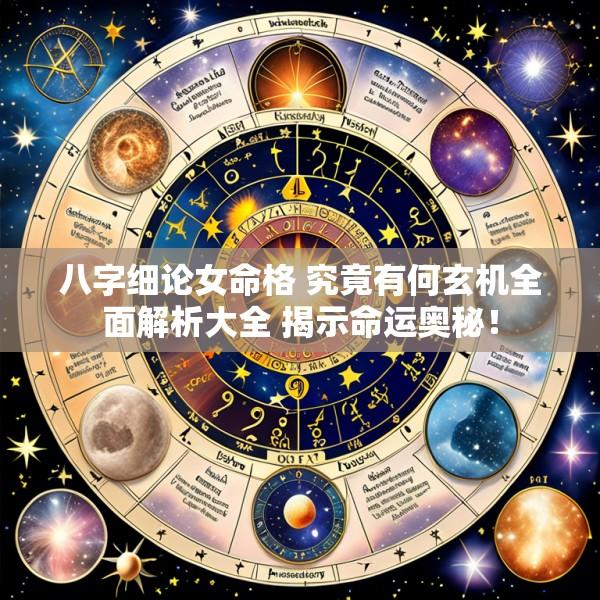 八字细论女命格 究竟有何玄机全面解析大全 揭示命运奥秘！