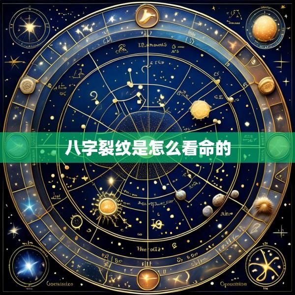 八字裂纹是怎么看命的