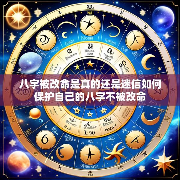 八字被改命是真的还是迷信如何保护自己的八字不被改命
