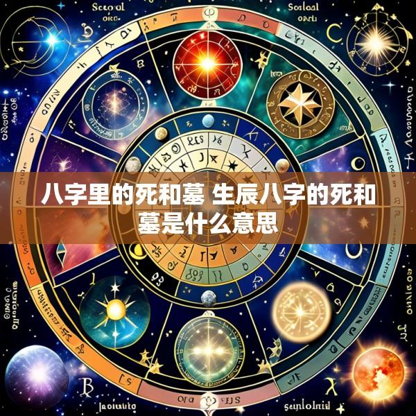 八字里的死和墓 生辰八字的死和墓是什么意思