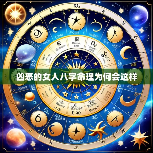 凶恶的女人八字命理为何会这样