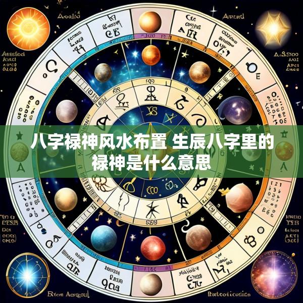 八字禄神风水布置 生辰八字里的禄神是什么意思