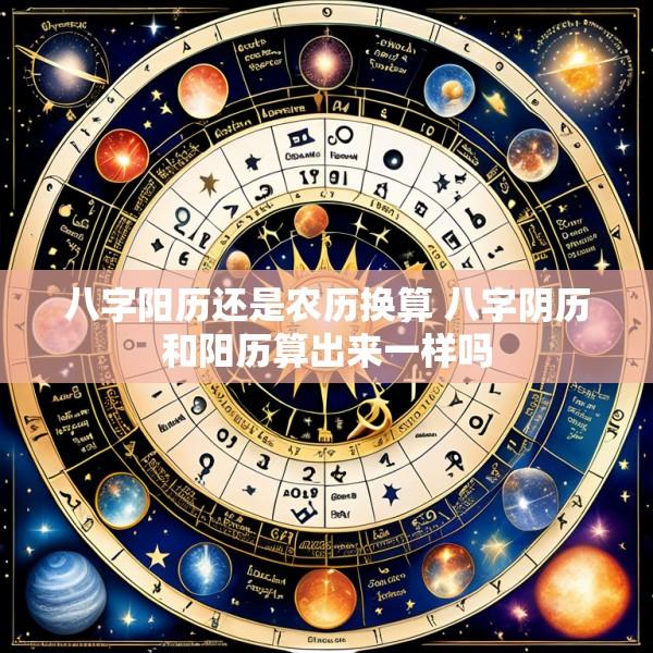 八字阳历还是农历换算 八字阴历和阳历算出来一样吗